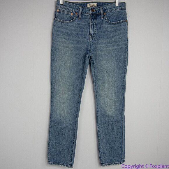 Madewell Tomboy Straight Jeans in Wright Wash, 26, MD681 - Picture 3 of 15